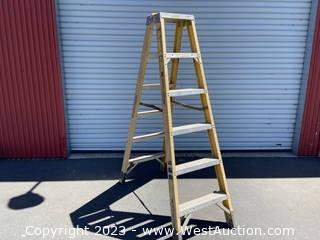 Werner 6’ 300 Lb Capacity Fiberglass Ladder 