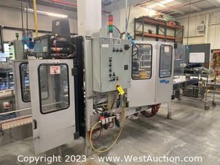 Wexxar WF-2H Fully Automatic Case Former With Nordson Series 3400V Hot Melt Adhesive Applicator System