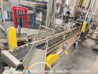 (1) Section of Motorized Conveyor Table with (1) SEW Motor