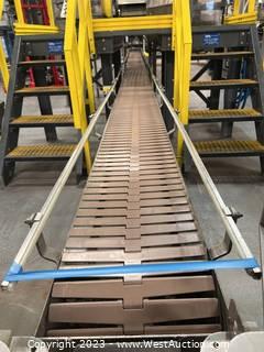 (1) Section Of Motorized Conveyor Table with (1) Nord Gear Motor