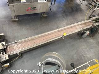 (1) Section of Motorized Conveyor Table with (1) SEW Motor