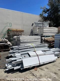 Portable Modular Office Panels and Other Parts (Not Complete Set)
