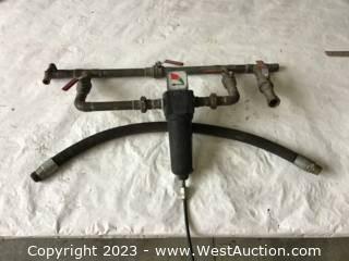Airline Manifold and Filter with 1" Flex Hose