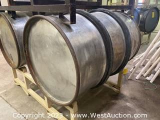 55 Gallon Stainless Steel Barrel 
