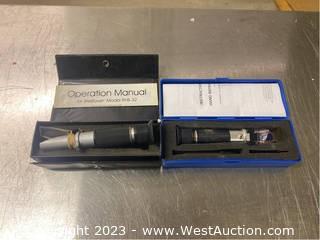 (2) Refractometers With Cases 