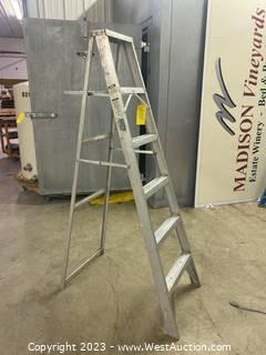 6’ Metal Folding Ladder