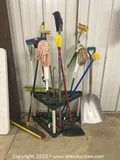 Assorted Tools And Tool Holder 