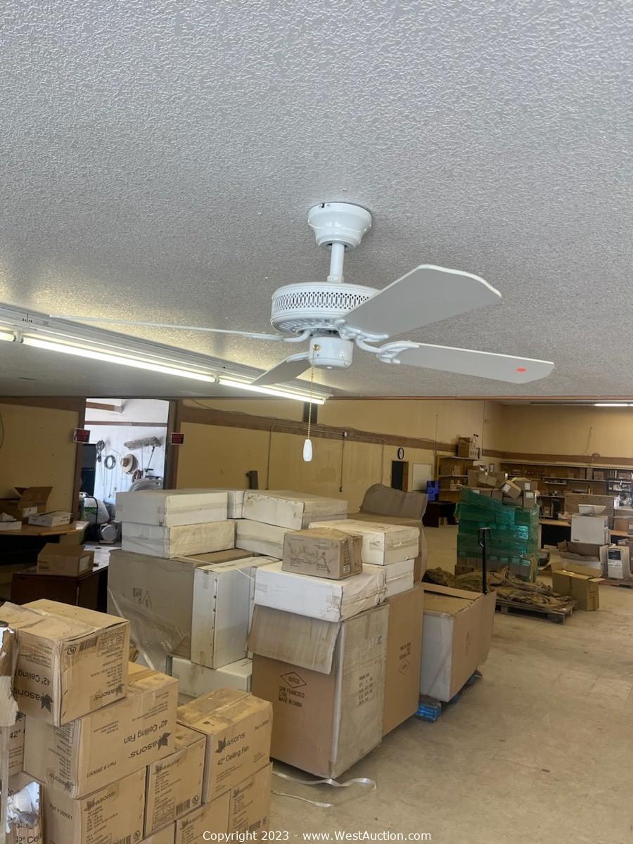 West Auctions Auction Online Auction of New Ceiling Fans in Kingman