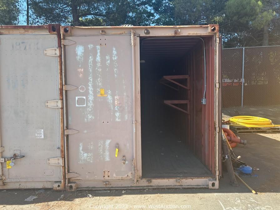 West Auctions Auction Online Auction of Shipping Containers in