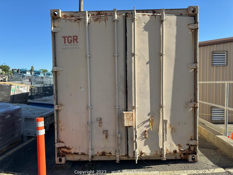 West Auctions Auction Online Auction of Shipping Containers in