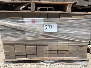 (1) Pallet of Castle Stone Mojave Blend Square Pavers