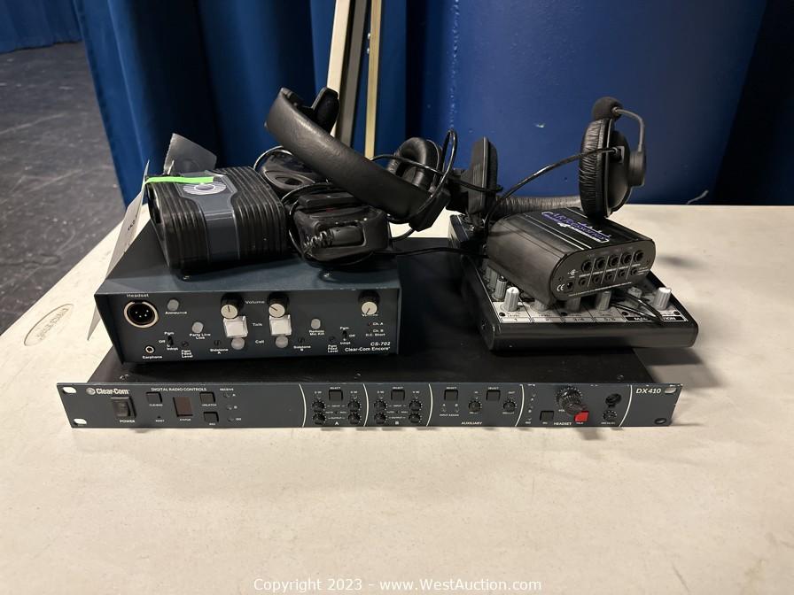 West Auctions Auction Online Bankruptcy Auction of Audio Visual and