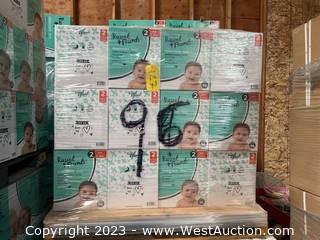 Contents Of Pallet (36) Boxes Of 96 Size 2 Diapers 
