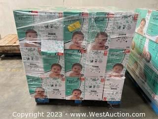 Contents Of Pallet: (30) Boxes Of 200 Size 2 Diapers 