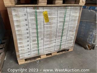 Contents Of Pallet: (60) Boxes Of Laminated Flooring, Ridge Oak, FloorScore