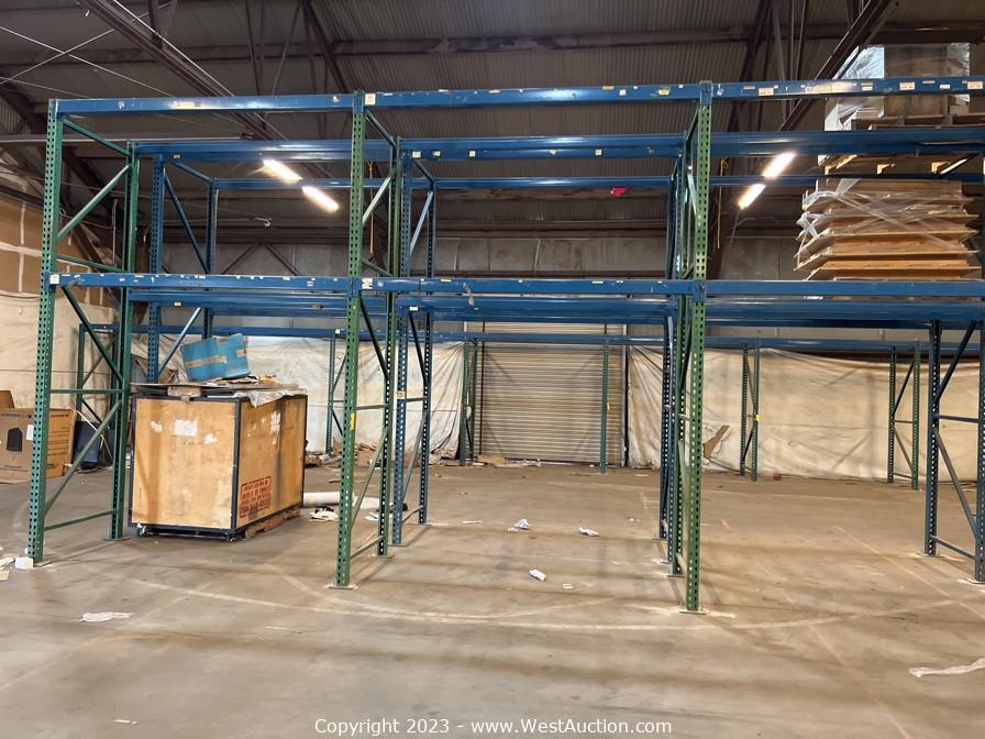 West Auctions Auction Expedited Auction of Pallet Racking, Masonry