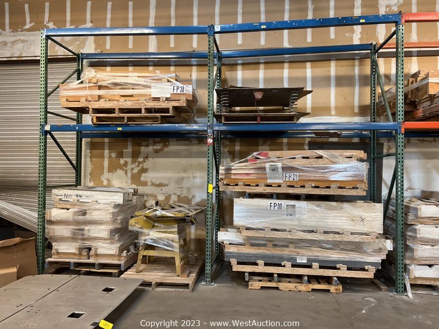 West Auctions Auction Expedited Auction of Pallet Racking, Masonry