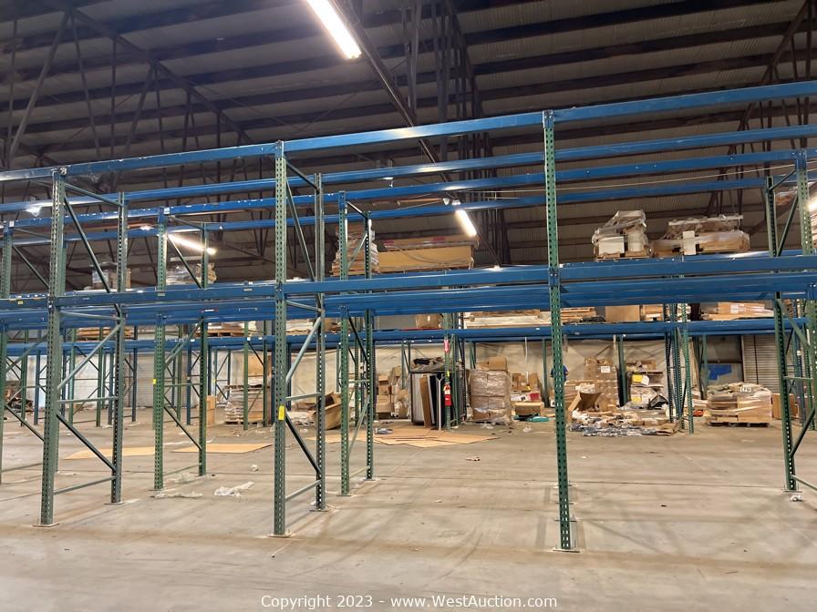 West Auctions Auction Expedited Auction of Pallet Racking, Masonry