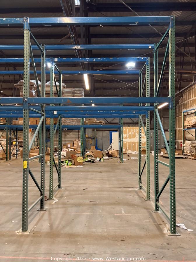 West Auctions Auction Expedited Auction of Pallet Racking, Masonry