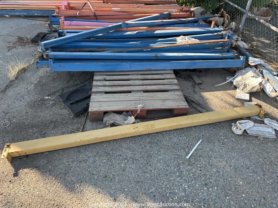 West Auctions Auction Expedited Auction of Pallet Racking, Masonry Material, and More in
