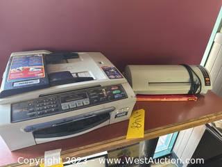 Brother MFC-240C And RS Laminating Machine