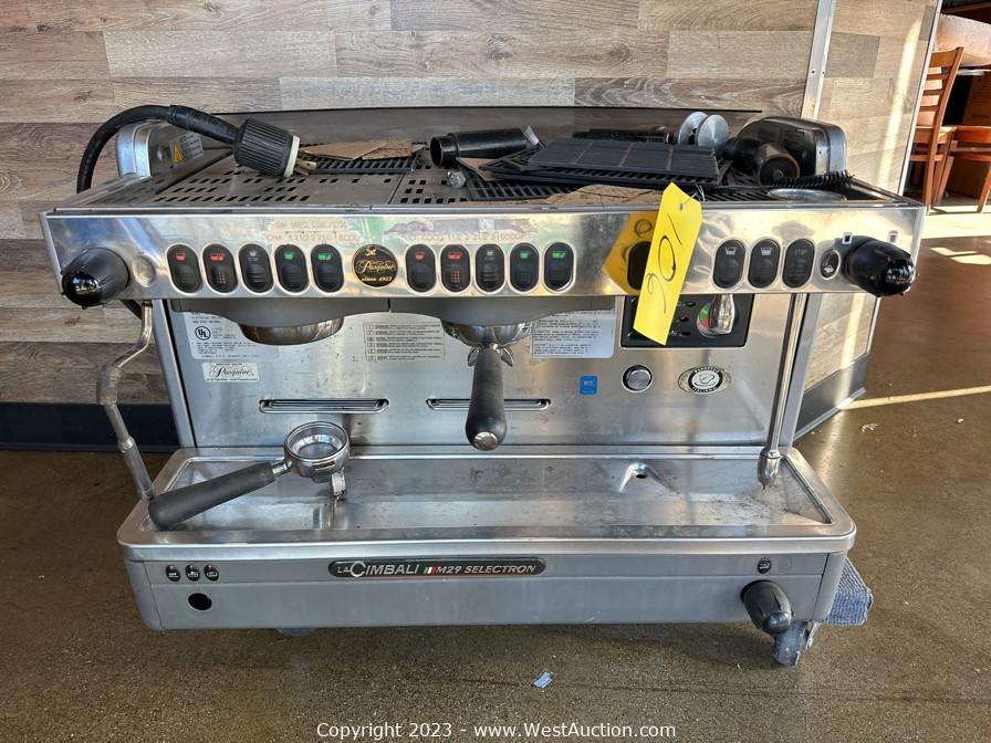 La Cimbali M29 Selectron Espresso Machine Auction West Auctions