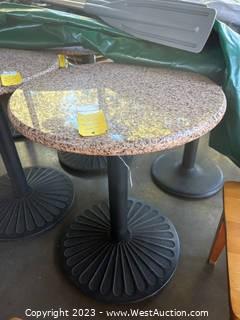 Circular Granite Table