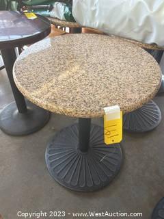 Circular Granite Table