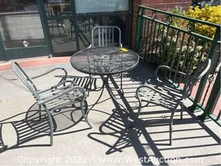 Patio Table With (3) Chairs