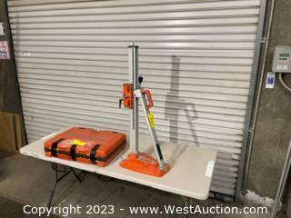 Husqvarna DM220 Wet/Dry Core Drill With Stand