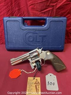(New in Box) Colt King Cobra (Revolver) in .357 Magnum W/ 4.25'' Barrel (Polished Stainless Steel)