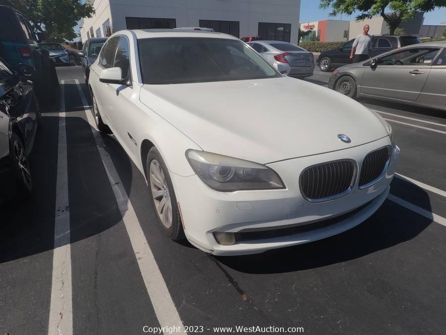 Online Auction of BMW 750 Li, Lexus Engine, and More