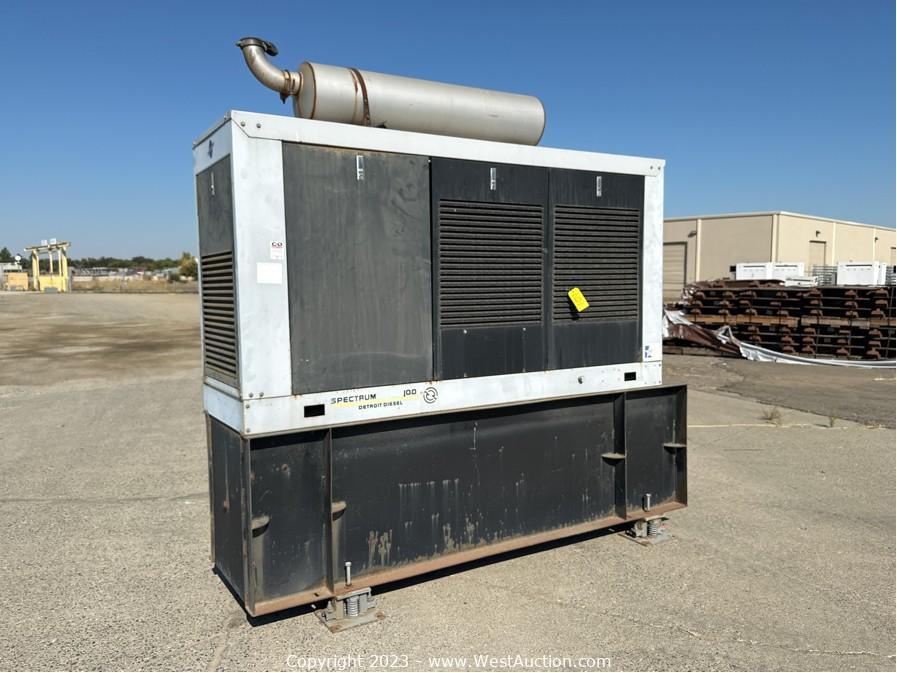 Online Auction of Diesel Generators in Woodland, California