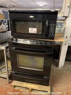 Electric Residencial Stove Unit With Microwave/Hood 
