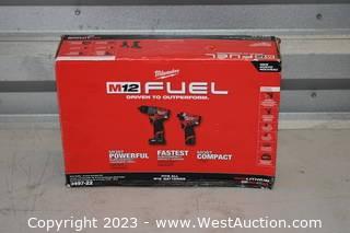 Milwaukee 12V Cordless Li-Ion Combo Kit with (2) Batteries