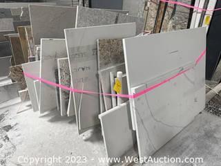 Approximately (45) Assorted Partial Granite Slabs