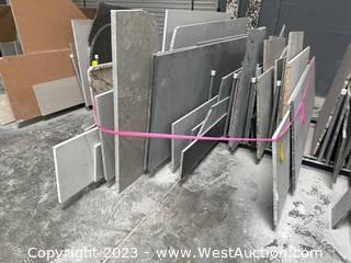 Approximately (48) Assorted Partial Granite Slabs