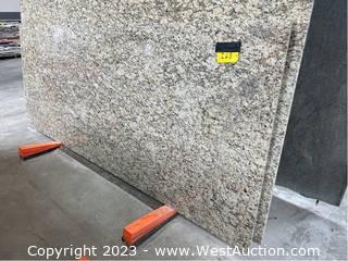 (1) Amber Yellow Granite Slab - 45"x117"