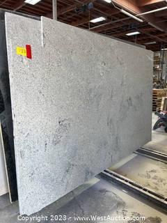 (2) Slabs of "New Kashmir White" Granite - 72x117"