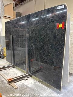 (1) Black Beauty Granite Slab - 77x128"