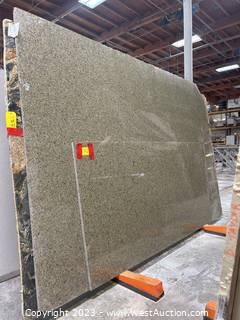 (2) Cactus Granite Slabs - 78x116" and 43x85" 