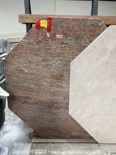 Octagonal Granite Table Top - 5'x5'