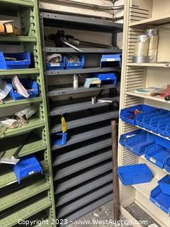 (1) Shelving Unit and Contents: Machinist Tooling