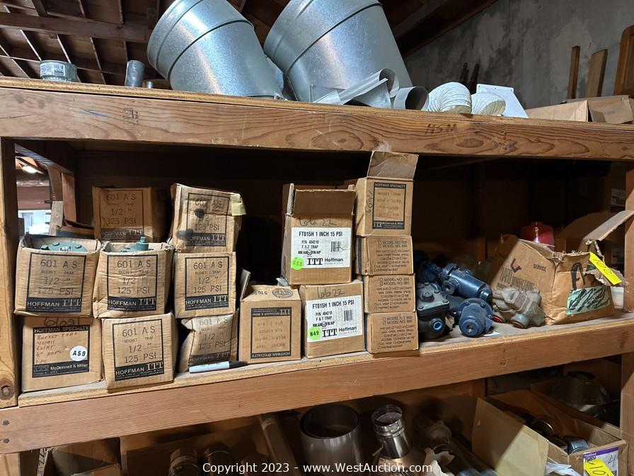 West Auctions Auction Online Auction of Plumbing Supplies and