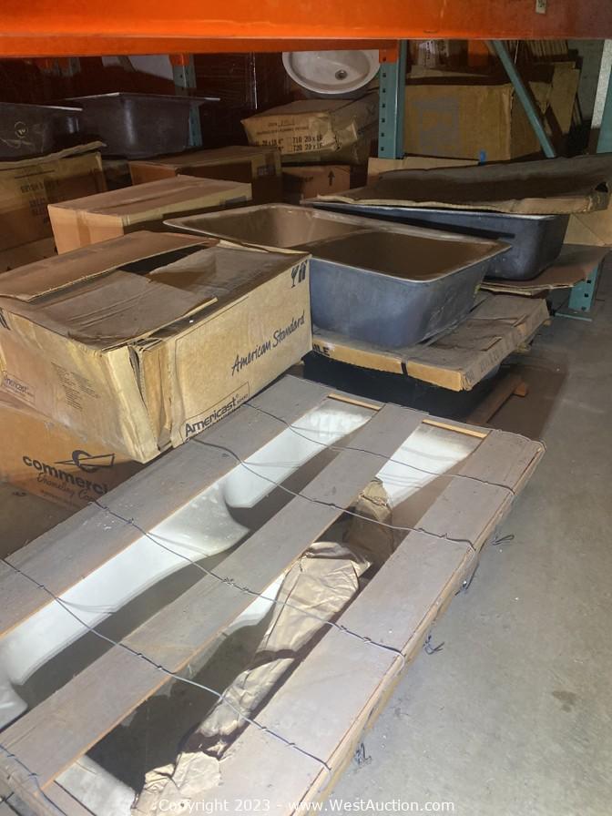 West Auctions Auction Online Auction of Plumbing Supplies and