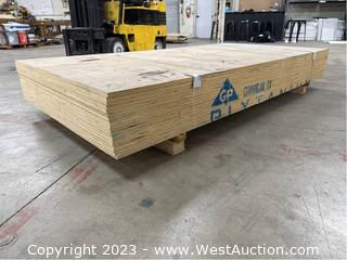 (18) 4’x8’ Sheets Of Plywood 