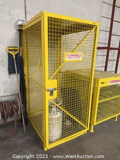 Uline Propane Tank Storage Cabinet 