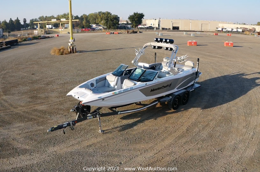  Online Bankruptcy Auction of 2017 MasterCraft X46 Boat with Trailer 