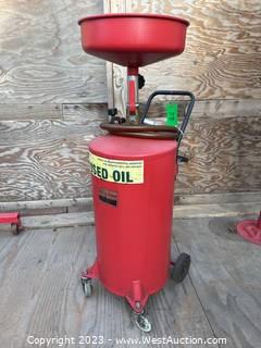 Pittsburgh 20-Gallon Portable Oil Lift Drain 