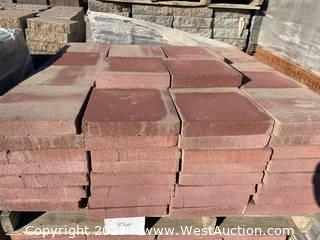 (1) Pallet of 12x12 Patio Stone Red